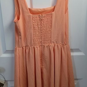 Summer above the knee peach dress from Franchesca's. New with tags, never worn.